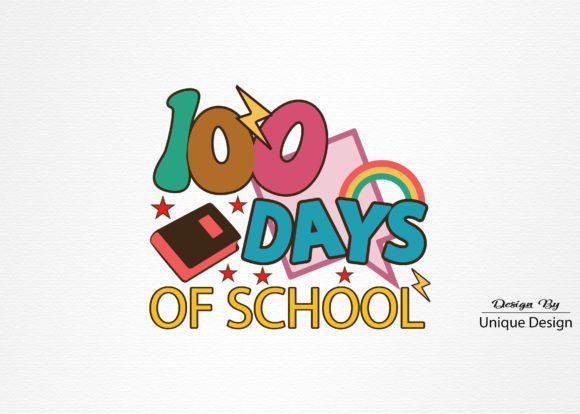 Celebrate 100 Days with Happy 100 Days of School Sublimation