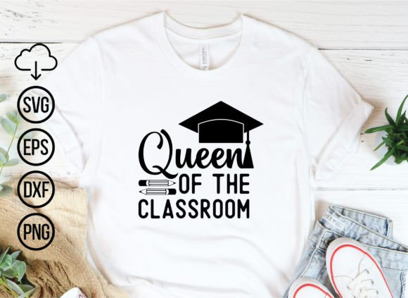 Queen of the Classroom: A Versatile Teacher SVG Bundle