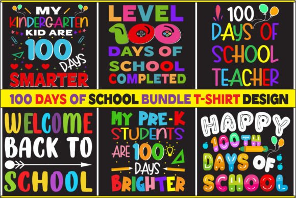 Review of 100 Days of School T-shirt Bundle Vol.2