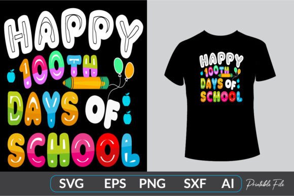 Review of 100 Days School T Shirt Design