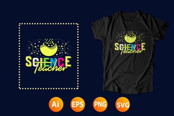 Review of Science T-shirt Design 56 for Embroidery