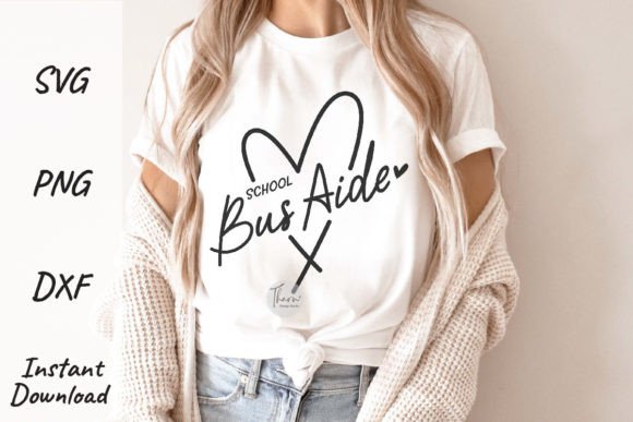 School Bus Aide Svg for Embroidery Projects