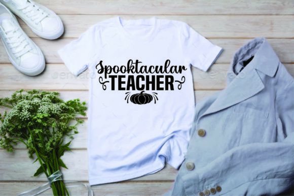 Spooktacular Teacher Halloween SVG Design