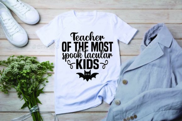 Teacher of the Most Halloween SVG Design