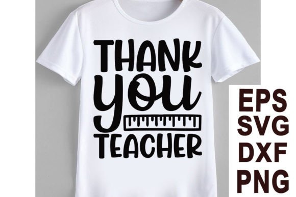 Thank You Teacher: A Versatile Embroidery SVG Design